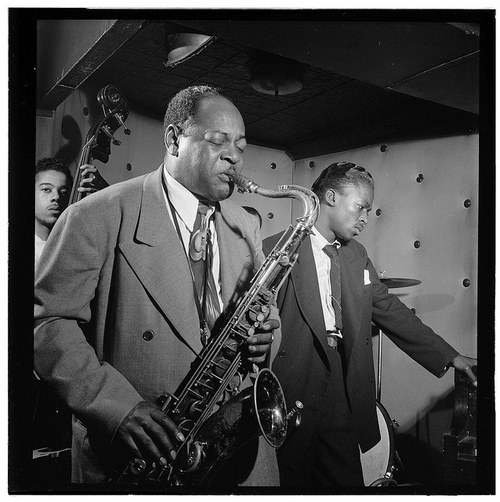 Coleman Hawkins ir Miles Davis,1944