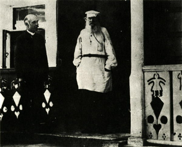 Karl Bulla ir Lev Tolstoy, 1901